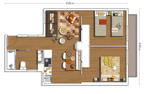 El Poble-sec Apartment | 60 m² Apartment ∙ 2 bedrooms ∙ 4 guests