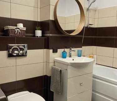Tirgu Ocna Apartment | 60 m² Apartment ∙ 1 bedroom ∙ 4 guests