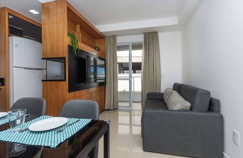 Trindade Apartment | 750m da UFSC, Sacada c/ Churrasq & Academia FU3431