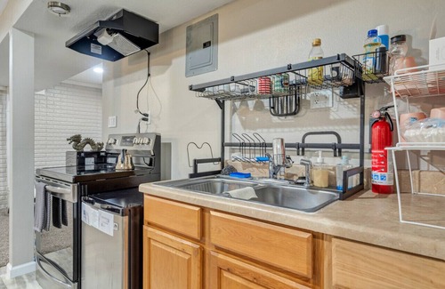 Brookline Station Condo | 7809 Hunters Moon Ln · Moon River Smart-Suite, near Interstate 44/airport