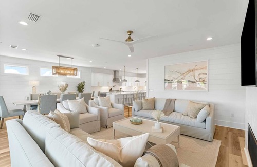 Silver Sands House | 8022 Thomas Dr. Luxury! Heated Pool - Sleeps 24