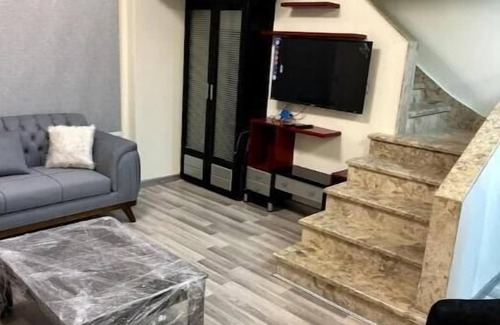 Sheikh Zayed City Apartment | 820 · 2BR Townhouse, Bath, TV, Backyard