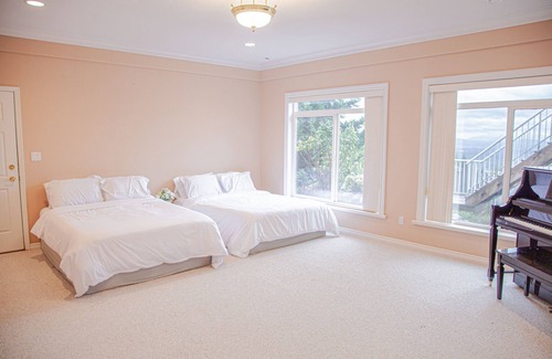 Westwood Plateau House | 9000sf indoor pool, hot tub, sauna