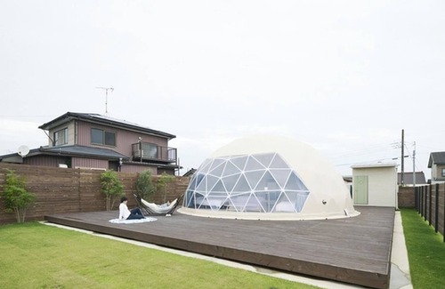 Katakai RV Rental | 9m Dome Tent C Accommodation only plan4 people/Sanbu District Chiba
