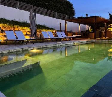 Vallauris Villa | 9m of center, Cannes high luxe Villa Mila 6bdrooms heated pool Sauna cinema fitness