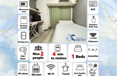 Nishishinsaibashi Apartment | A&C STAY Shinsaibashi