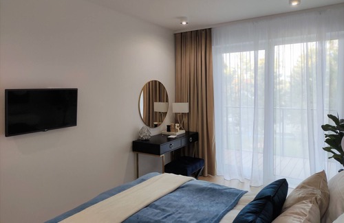Dziwnow Apartment | A comfortable apartment with a swimming pool and sauna in Dziwnów for 4 people.