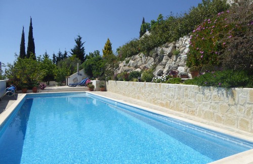 Tsada Villa | A hillside retreat with a large pool and set in extensive gardens