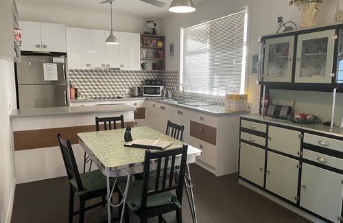 Greenways Landing House | A Modern/Retro styled home with a fun black Cat theme.