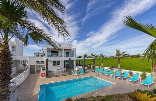 Pervolia Villa | A Truly Spectacular First-Line Sea Front Villa in the beautiful village of Pervolia