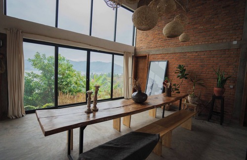Ruhondo House | A unique loft style home in Rwanda, overlooking lake Ruhondo and the 5 volcanoes