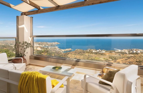 Agia Pelagia Villa | Absolute Privacy in this modern villa, with amazing seaview, private pool & BBQ