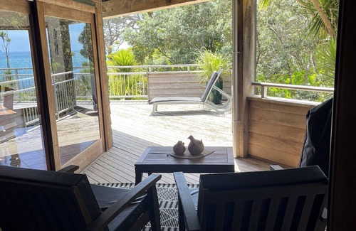 Whananaki North House | Absolute waterfront, private paradise. Native gardens, abundant bird life.