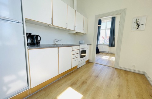 Hjørring Apartment | aday - Blue light suite apartment in the center of Hjørring