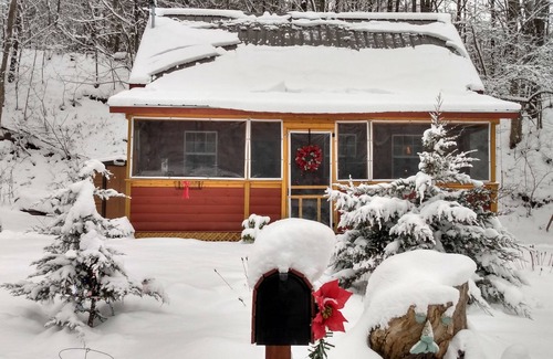 Gloversville Cabin | Adirondacks, NY Tiny Whimsical House/Cabin Sleeps 8 w/WI-FI and all amenities!