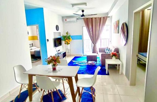 Kota Warisan Apartment | AF Homestay 3 Bedrooms 15mins to KLIA Free Wifi Netflix