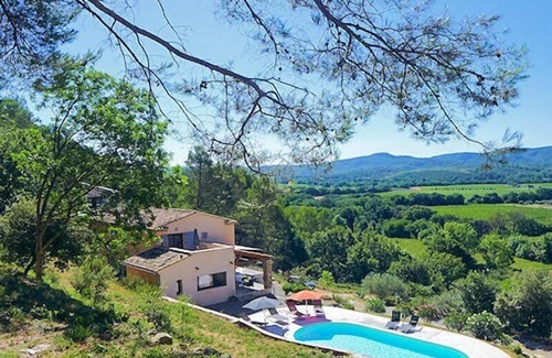 Correns House | Air-conditioned villa in Montfort-sur-Argens, Var, private pool with view.