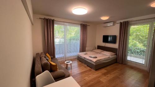 Karlova Ves Apartment | Air conditioned 1 room Apartment, with garden, new building
