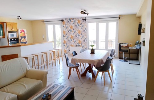 Caux Apartment | Air-conditioned apartment 25 minutes from the beach for 5 people