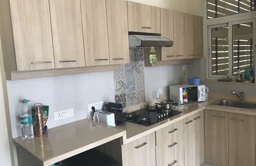 Sainagar Apartment | Air Conditioned Modern 1 Bedroom + Living room apartment with 2 bathrooms