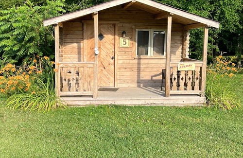 Helmsburg Cabin | "Akeman" Camping Cabin #5 | Pet Friendly