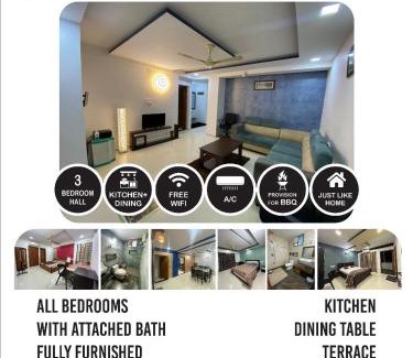 Bhatkal Apartment | AL-MANAL 305 Premium Room 5 beds