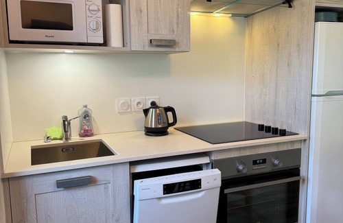 Les Claux Apartment | Albane F2 on slopes swimming pool quiet fully renovated 3 * wifi covered parking