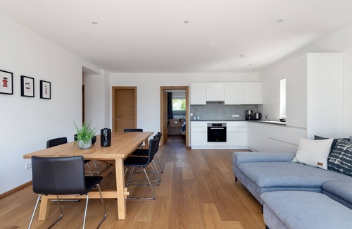 Bischofshofen Apartment | Alpen Penthouse with Whirlpool and Sauna