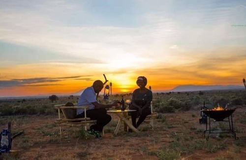 Amboseli Cabin | Amanya Double Pitch Tent with Mt Kilimanjaro View