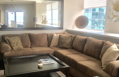 South Beach Condo | Amazing city & bay views! 2 bed, 2 bath, best location, parking, pool, gym, spa!