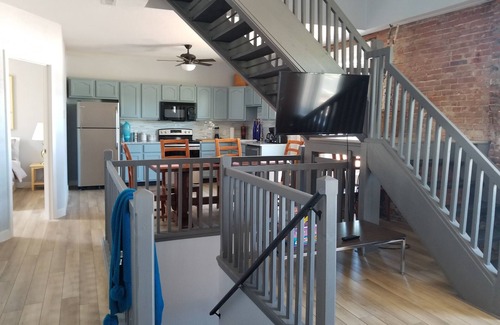 St. Charles Apartment | Amazing Renovated Historic Loft on Main Street