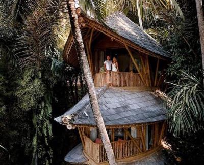 Abiansemal Villa | Ananda House 3bds Eco Bamboo House Pool River View