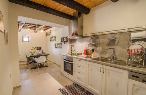 Filaki Villa | Angelos House Spa & Hammam, roof garden with BBQ!