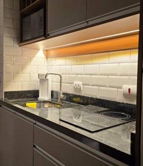 Novo Mundo Apartment | AP 103 l Com Ar condicionado l Garden l Único