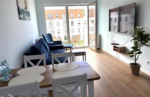 Gaski Apartment | APARTAMENT BALTICHOFF FUN with Sea View, Basen, Spa, Gym, Sauna, Hala sportowa z kortem tenisowym