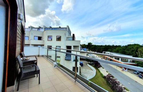 Cetniewo Apartment | Apartament z prywatnym tarasem na dachu i widokiem na morze