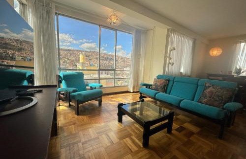 Downtown La Paz Apartment | Apartamento con hermosa vista y soleado en Sopocachi