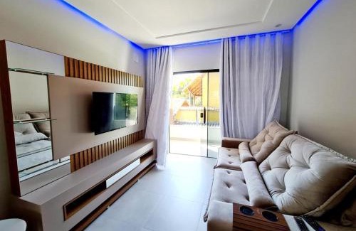 Taperapua Beach Apartment | Apartamento confortável ao lado da arena axé moi 3min da praia