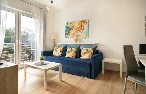 Kudowa Zdroj Apartment | APARTAMENTY "LA VILLA" SUPERIOR II z dwoma sypialniami, balkonem, parkingiem, blisko centrum