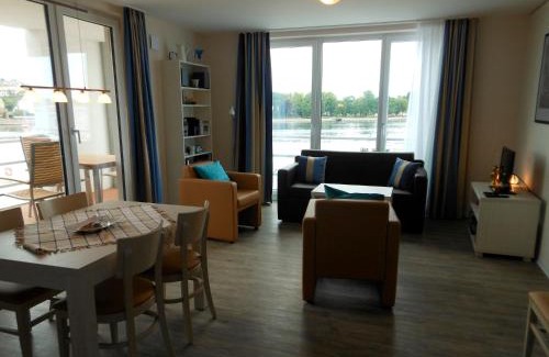 Eckernfoerde Apartment | Apartment 20, Blickrichtung Binnenhafen WestInnenstadt