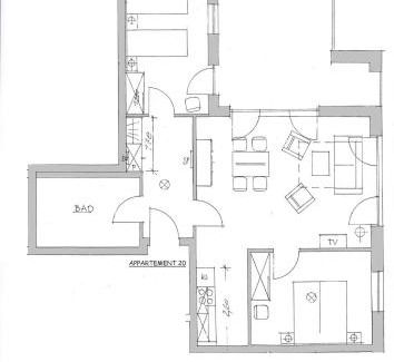 Eckernfoerde Apartment | Apartment 20, Blickrichtung Binnenhafen WestInnenstadt