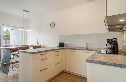 Eriskirch Apartment | Apartment “4 am Biohof Eriskirch” close to Lake Constance with Wi-Fi, Balcony & Garden
