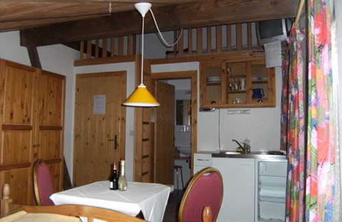San Nicolo d'Ega Apartment | Apartment 7 with gallery bunk in the cozy attic