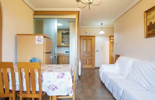 Cangas Apartment | Apartment 'Apartamento 21 Ático' with Sea View, Shared Pool and Wi-Fi