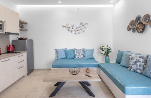 Agios Georgios House | Apartment 'Basilica Kallisto' with Sea View, Wi-Fi and Air Conditioning