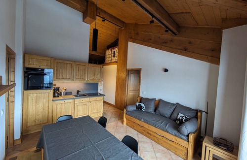 Bisanne 1500 Apartment | Apartment, Bisanne - Les Saisies, at the foot of the slopes, swimming pool, panoramic view