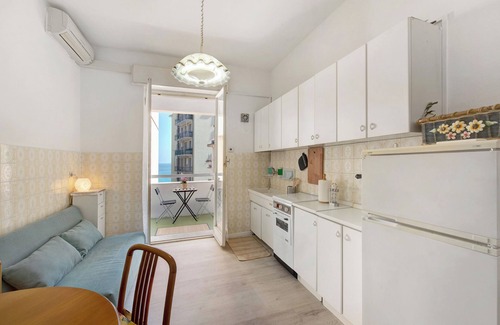 Cogoleto Apartment | Apartment 'Casa Cogoleto Terrace and Parking' with Sea View, Wi-Fi and Air Conditioning