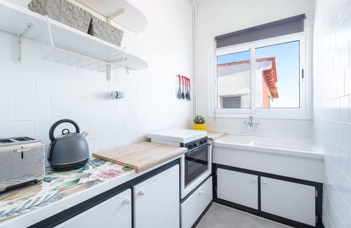 Playa de Almarda Apartment | Apartment 'casAcamer Norte' with Sea View, Private Terrace and Air Conditioning