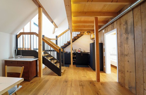 Sankt Georgen Apartment | Apartment 'Wendlingen 3' with Shared Terrace, Balcony and Wi-Fi