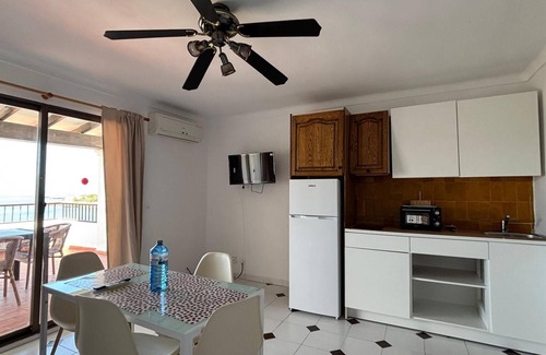 Portinatx Apartment | Apartment in A Hotel 'Vista Mar 1Bb' with Sea View, Wi-Fi and Air Conditioning